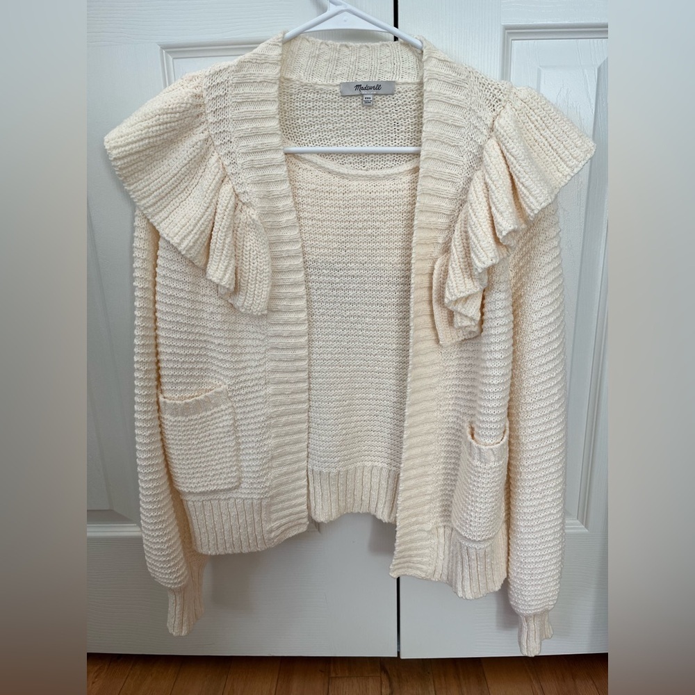 Madewell Cream Cardigan XXS - Picture 5 of 12